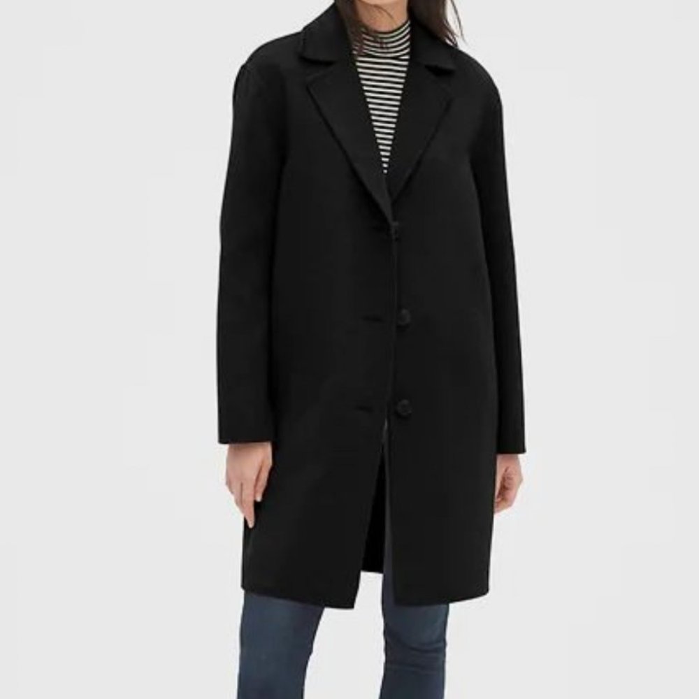 GAP Black Long Topcoat